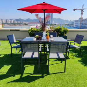 铁板压纹长桌  Steel slat  rectangle table