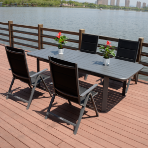 铝仿石纹板条全自动拉伸桌 Alu slat stone grain auto  