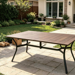 铁板对拼桌 Steel paired table