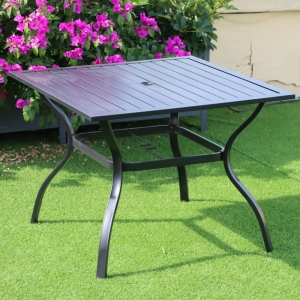 铁板正方桌  Steel square table 