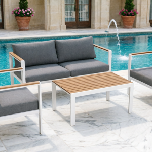 铝沙发4件套 Aluminum sofa set of 4 pieces