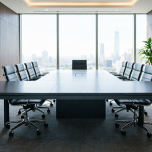 铝玻璃自动抽拉桌 Aluminum glass auto extendable 