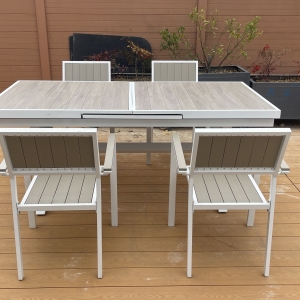 铝制热转印自动抽拉桌 Aluminum auto extention with 